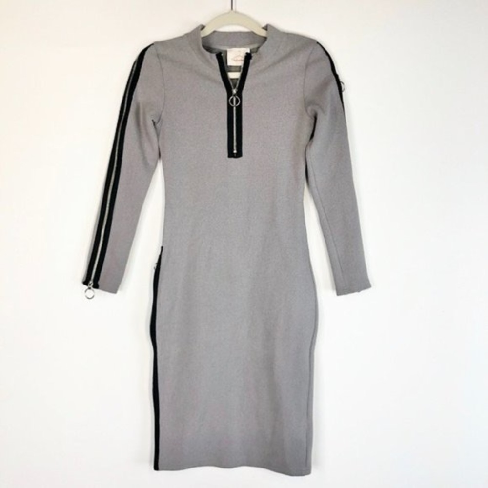 Native Rose grey casual dress